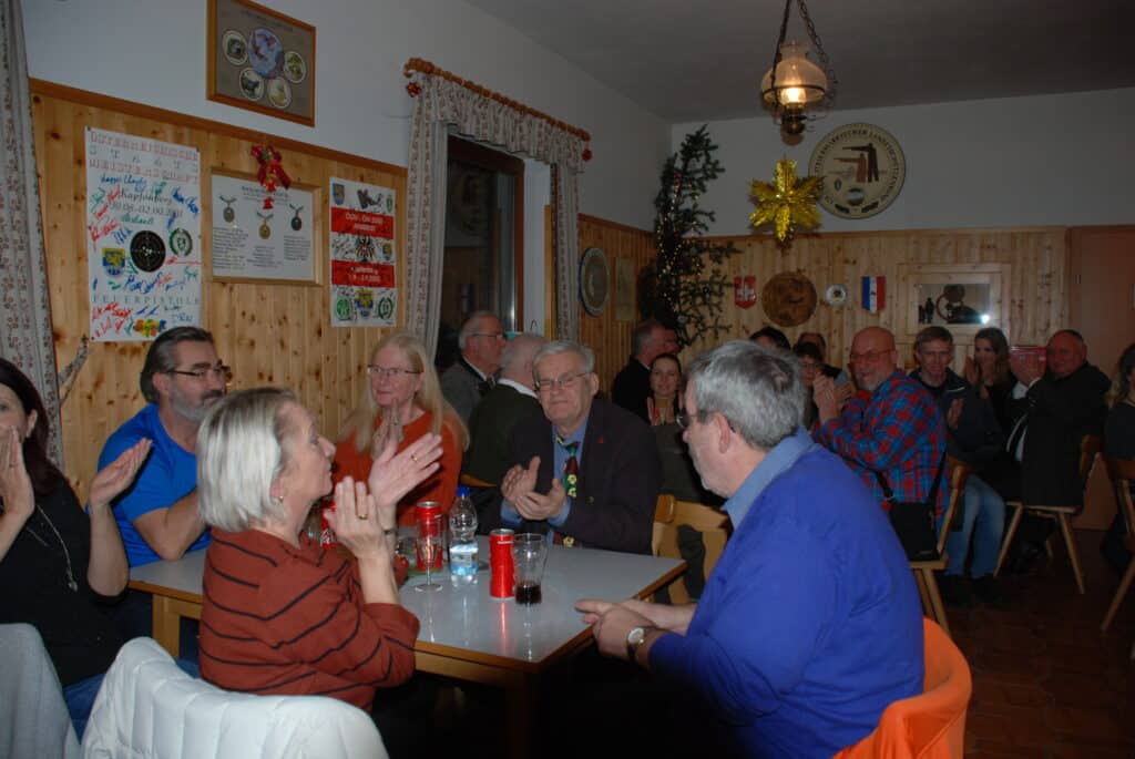 Weihnachtsfeier 2019 Kapfenberger Schützenverein Mitglieder